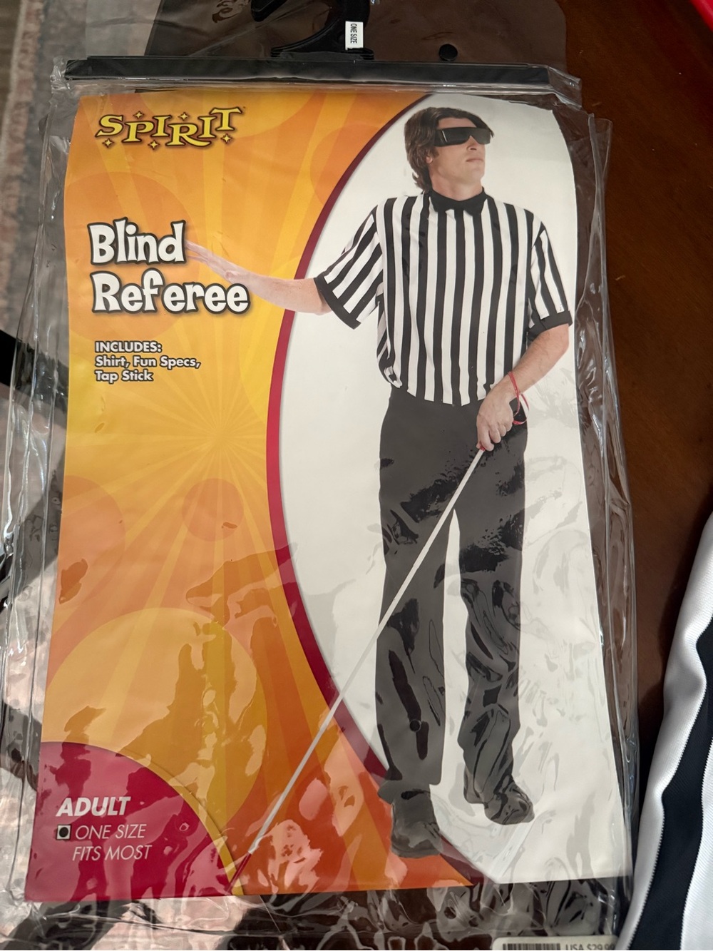 Spirit Halloween Men’s Blind Referee